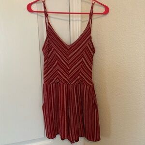 Strappy shorts romper